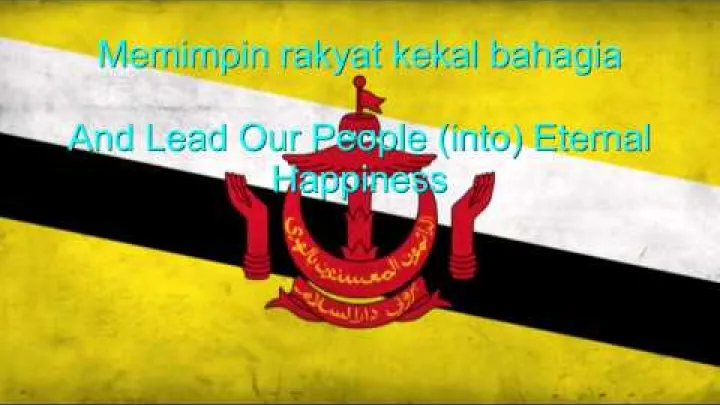 Preview image for the video "Allah Peliharakan Sultan - Brunei riigihümni ingliskeelsed sõnad ja tõlge".