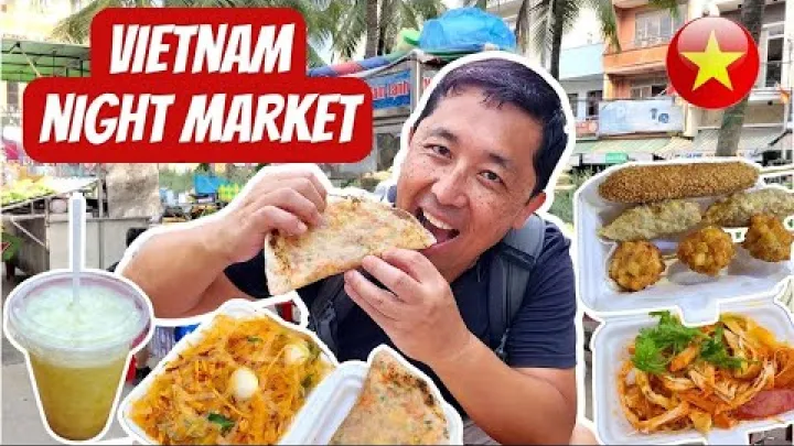 Preview image for the video "غذای خیابانی ویتنامی در بازار شبانه کان تو در مکونگ دلتا، ویتنام 🇻🇳".
