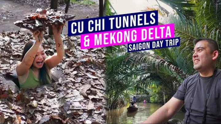 Preview image for the video "Địa đạo Củ Chi và Đồng bằng sông Cửu Long, Tour trong ngày tại TP.HCM | Việt Nam (KLOOK)".
