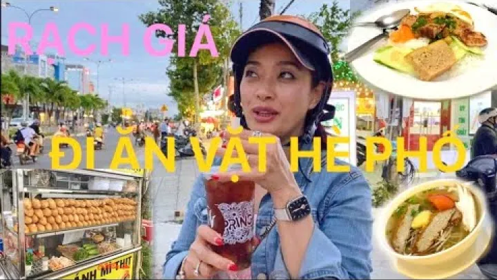 Preview image for the video "(#296) Good bye Phú Quốc về RẠCH GIÁ ĂN VẶT HÈ PHỐ ngon và rẻ...Vietnamese Street foods".