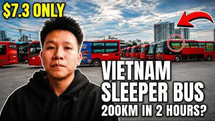 Preview image for the video "Typická cesta vietnamským lůžkovým autobusem (jak lidé SKUTEČNĚ cestují)".