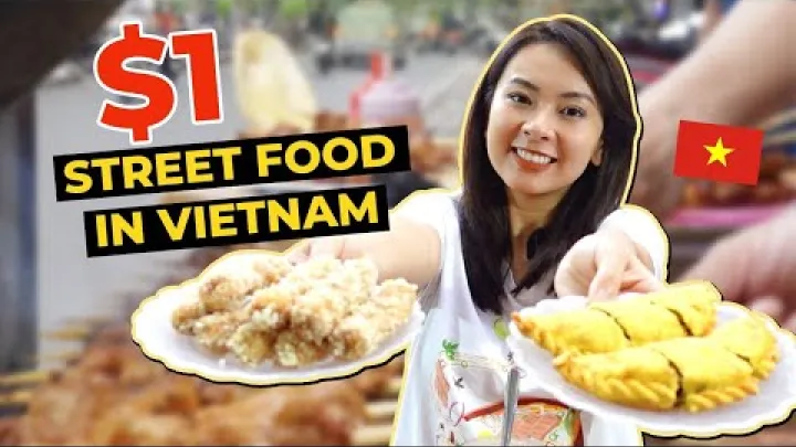 Preview image for the video "Pouliční jídlo do 1 dolaru v Hanoi, Vietnam – Dolarové menu pouličního jídla".