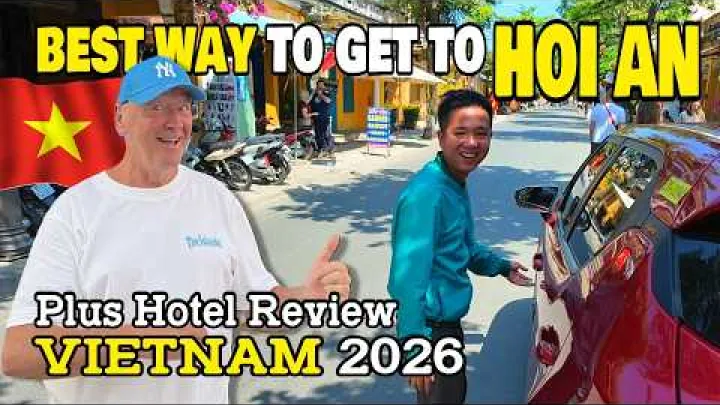 Preview image for the video "Nejrychlejší a nejlevnější způsob cesty do HOI AN z DA NANG VIETNAM 2026".