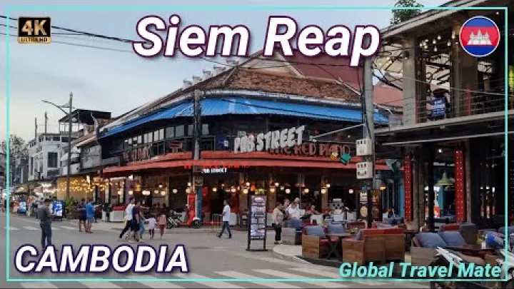 Preview image for the video "Siem Reap: Pełna wycieczka po mieście i Starej Dzielnicy Francuskiej 🇰🇭 Kambodża".