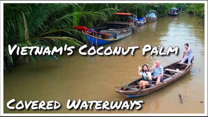 Preview image for the video "Experience Bến Tre: A Journey Through the Green Tunnel of Coconut Palms".