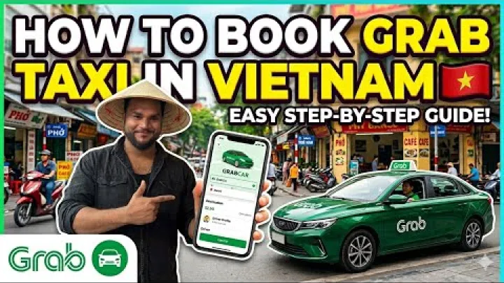 Preview image for the video "วิธีจอง Grab ที่สนามบินดานัง (คู่มือปี 2026) 🇻🇳 หลีกเลี่ยงการถูกหลอกโดยแท็กซี่!".