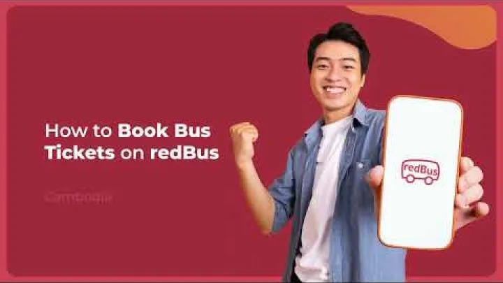 Preview image for the video "redBus ကမ္ဘောဒီးယားနိုင်ငံ ဖြင့် ဘတ်စ်ကားလက်မှတ် ဘွတ်ကင်လုပ်နည်း | အဆင့်ဆင့် လမ်းညွှန်ချက်".