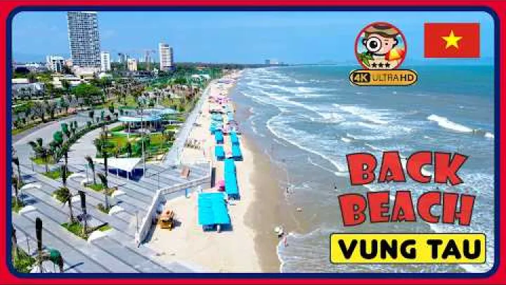 Preview image for the video "🇻🇳 Back Beach - Vung Tau Vietnam - Fantastisk lang strand - Flugt fra HCM - Feriedestination - 4K Strandanmeldelse".