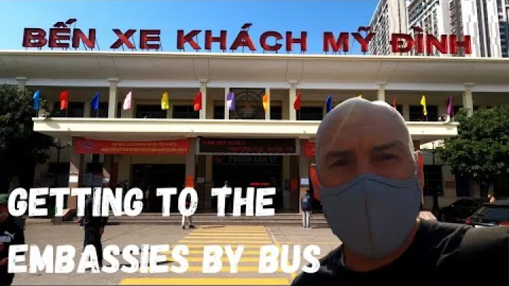 Preview image for the video "Gares routières de Hanoï | Trajet en bus vers l'ambassade à Hanoï | Voyage économique au Vietnam".