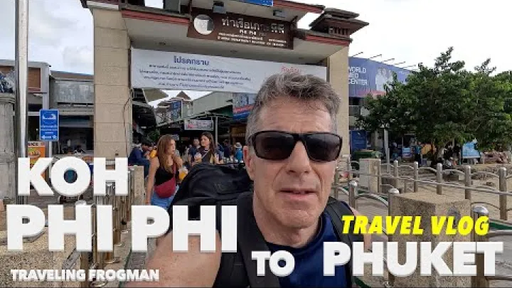 Preview image for the video "Ich nahm die Fähre von der Insel Koh Phi Phi nach Phuket, Thailand! Reise-Vlog 🇹🇭".