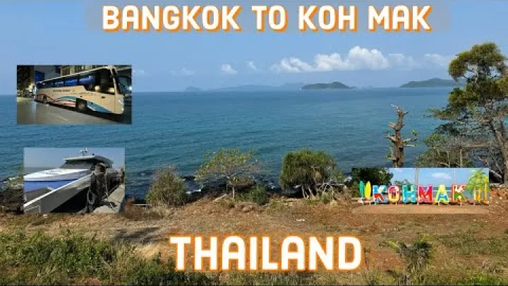 Preview image for the video "Cara perjalanan dari Bangkok ke Koh Mak, Koh Kut (Koh Kood) &amp; Koh Chang - Thailand 2024".
