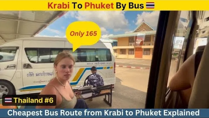 Preview image for the video "Die günstigste Art, von Krabi nach Phuket in Südthailand zu reisen | Busreise erklärt | EP-6 #phuket".