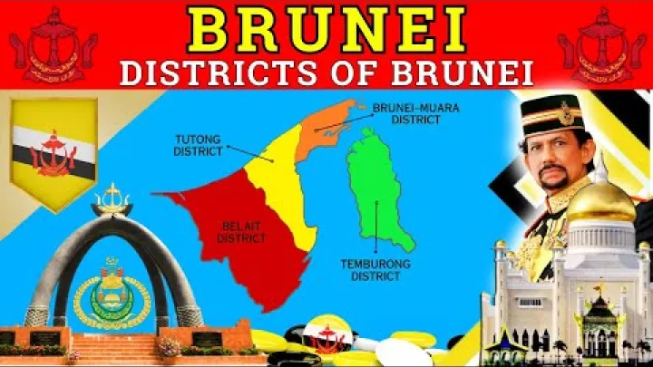 Preview image for the video "Ufafanuzi wa Ramani ya Brunei 🇧🇳 | Wilaya 4 za Brunei".