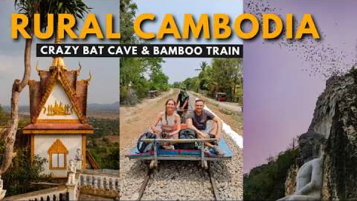 Preview image for the video "Un giorno a Battambang, ne vale la pena? Giro sul treno di bambù e FOLLE grotta dei pipistrelli nella Cambogia rurale 🇰🇭".