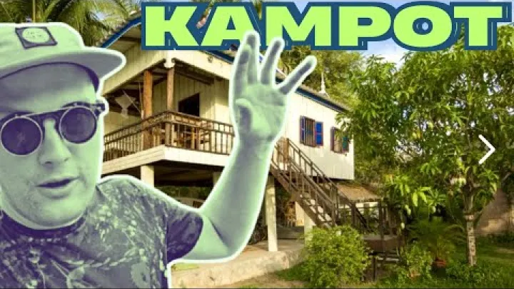 Preview image for the video "Kampot Hotel Anmeldelse $30/Nat - Champa Lodge - Cambodja".