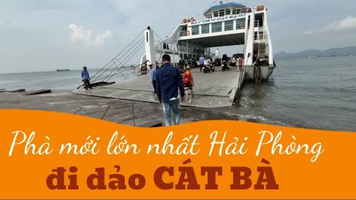 Preview image for the video "하이퐁에서 가장 큰 신형 페리 베이뷰 깟바 탑승기 | 배낭여행 #catbaisland #seaferry".