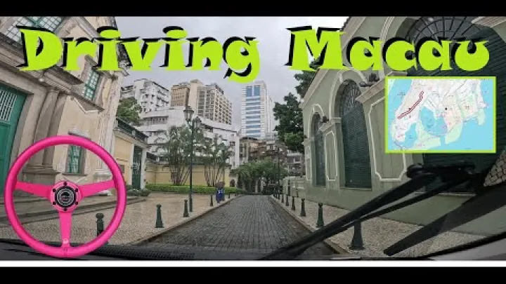 Preview image for the video "🇲🇴 తుఫాను వాతావరణంలో Makaó డ్రైవింగ్".