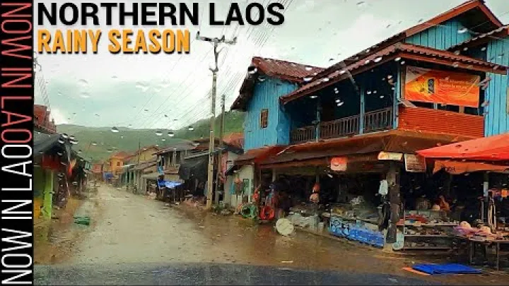 Preview image for the video "ลาวเหนือ - หมู่บ้านชาวม้งและการขับรถบนถนนภูเขาในฤดูฝน | Now in Lao".