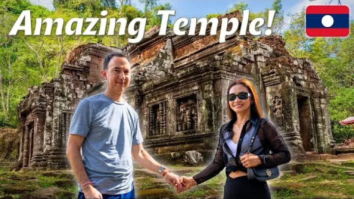 Preview image for the video "Musíte vidět… Vat Phou! 🏛️ Místo světového dědictví UNESCO 🇱🇦".