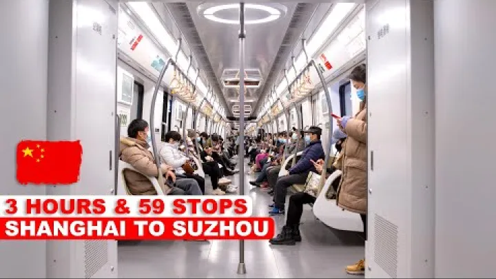 Preview image for the video "Viaggiare sulla linea metropolitana più lunga del mondo fino a Suzhou | Sistema metropolitano in Cina".