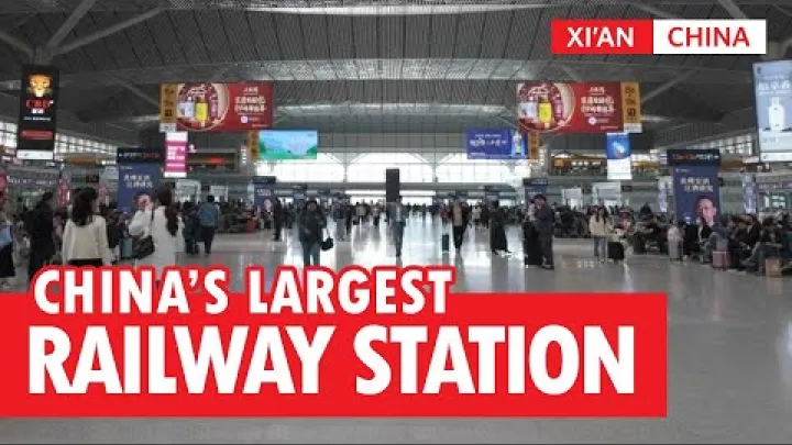 Preview image for the video "ทัวร์สถานีรถไฟซีอานเหนือ | DJI Pocket 3".