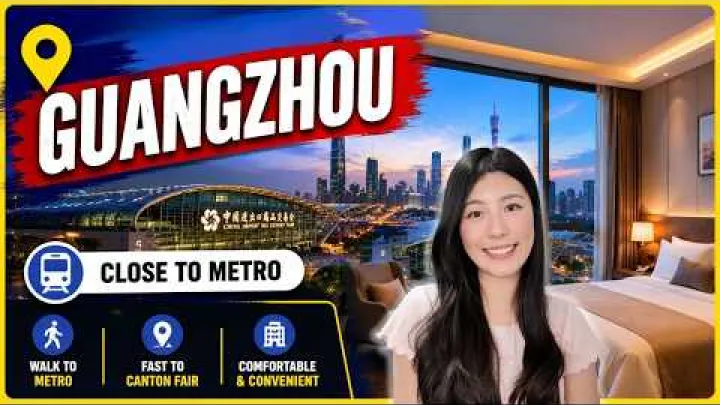 Preview image for the video "Průvodce hotely v Guangzhou během Kantonského veletrhu: cenově dostupné ubytování blízko metra".