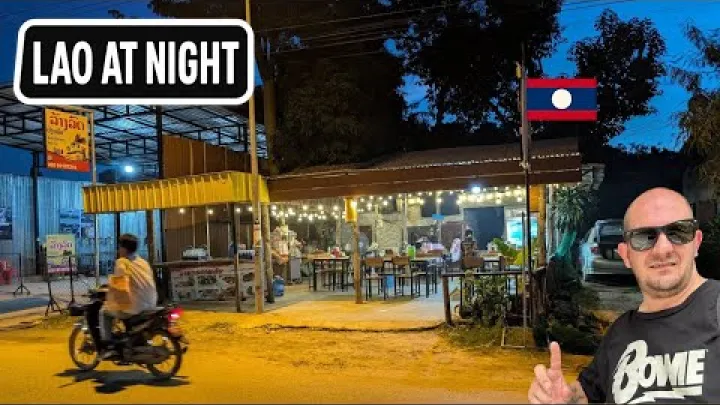 Preview image for the video "Night Walk in Savannakhet, Laos | Quiet Streets After Dark".