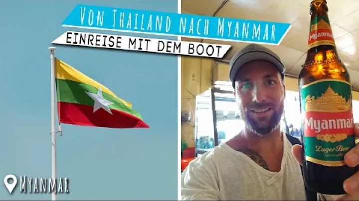 Preview image for the video "Myanmar Einreise &amp; Visum 🇲🇲 mit dem Boot 🚤 von Thailand".