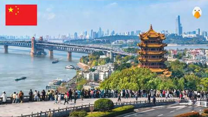 Preview image for the video "Wuhan🇨🇳 Syd-centrale Kinas megaby med 10 millioner indbyggere er mere LIVLIG, end du tror | 4K".