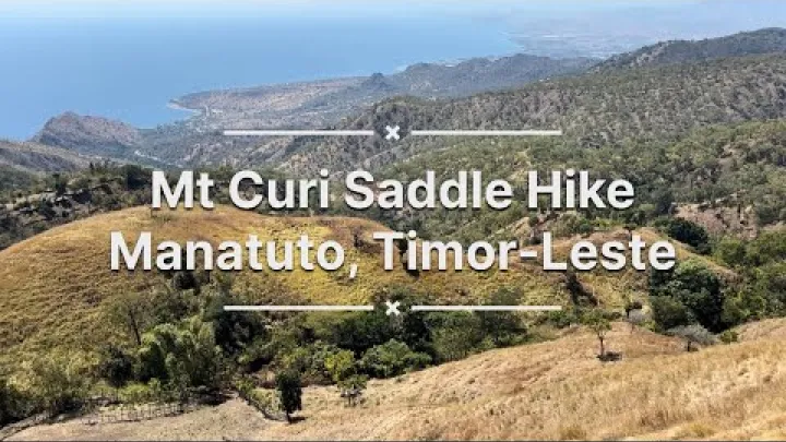 Preview image for the video "Caminhada no Selim do Mt Curi, Manatuto, Timor-Leste".