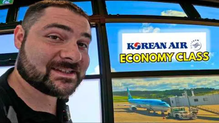 Preview image for the video "Korean Air 737-900, ekonomická třída: Příjemné překvapení!".