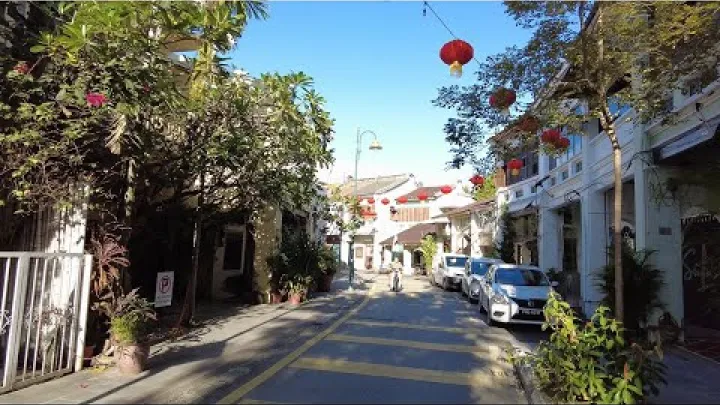 Preview image for the video "Armenian Street, George Town, Penang | Pěší prohlídka".