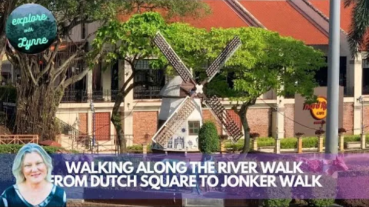 Preview image for the video "Procházka po Holandském náměstí a oblasti River Walk v Malakce".