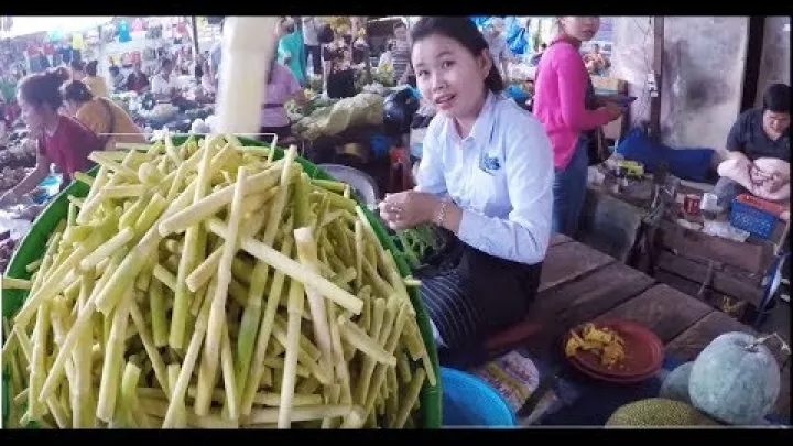 Preview image for the video "Trh Thakhek (Talad lak 2), laoské jídlo na trhu".