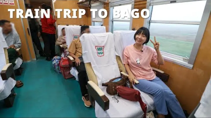 Preview image for the video "[EngSub] การเดินทางโดยรถไฟประเทศพม่าจากย่างกุ้งถึงพะโค: ตั๋วและราคา | รถไฟ DEMU ของญี่ปุ่นสะดวกสบายกว่า".
