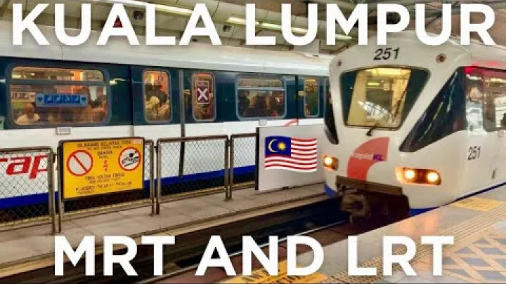 Preview image for the video "Jak používat MRT a LRT v Kuala Lumpur, Malajsie 🇲🇾".