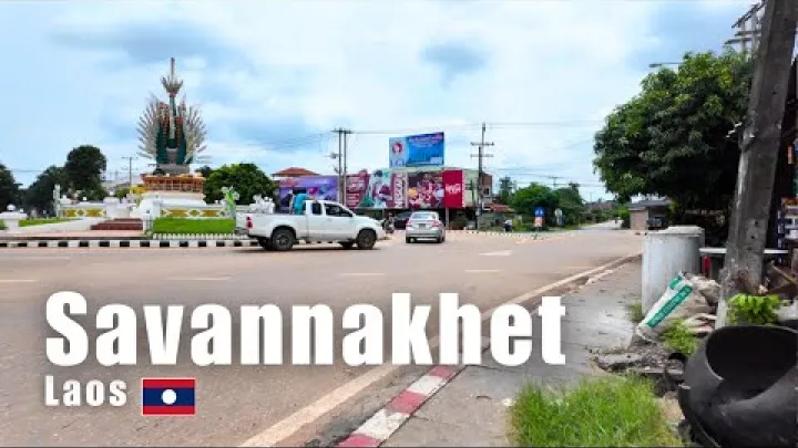 Preview image for the video "Streets of Savannakhet | WALKING TOUR | Savannakhet, Laos | @asaniPOV".