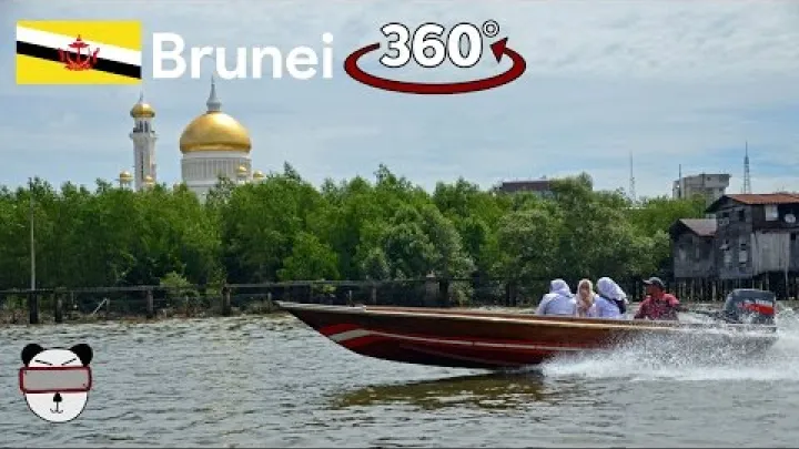 Preview image for the video "🇧🇳 تاکسی آبی ۳۶۰ درجه برونئی | بندر سری بگاوان، برونئی".