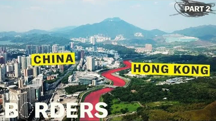 Preview image for the video "China is erasing its border with Hong Kong".