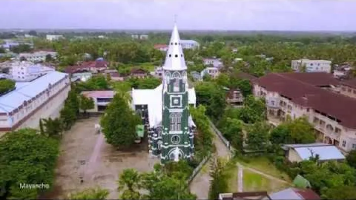 Preview image for the video "Pastaigu ekskursija Sv. Pētera katedrālē, Pathein, 2019. gada septembrī, 4K".