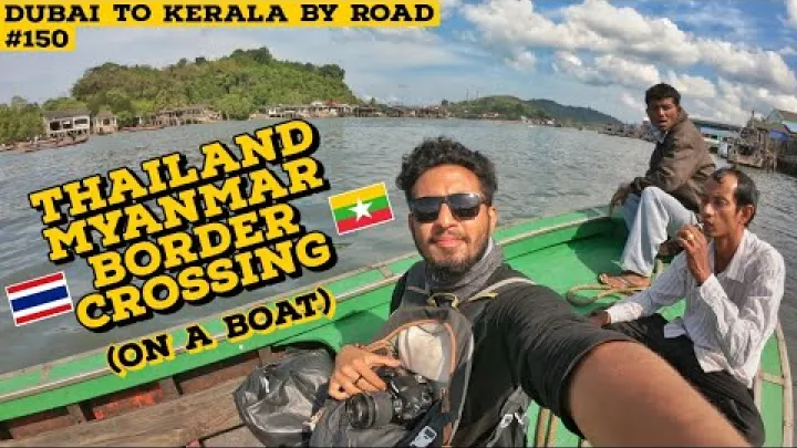 Preview image for the video "Ep:150 Thailand to Myanmar border crossing (ON A BOAT)".
