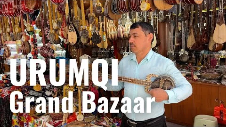 Preview image for the video "Den store basar i Urumqi, et vindue til Silkevejen, Kina".
