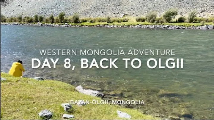 Preview image for the video "Dziennik podróży po zachodniej 蒙古國: dzień 8, powrót samochodem do miasta Olgii, 🇲🇳 (sierpień 2024)".