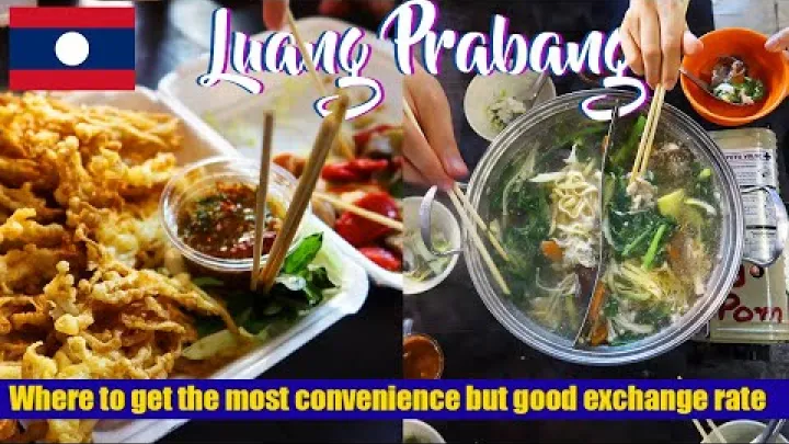 Preview image for the video "🇱🇦 Luang Prabang Night Market Food $5 per person &amp; The BEST Way to EXCHANGE RATE AUD to Kips".