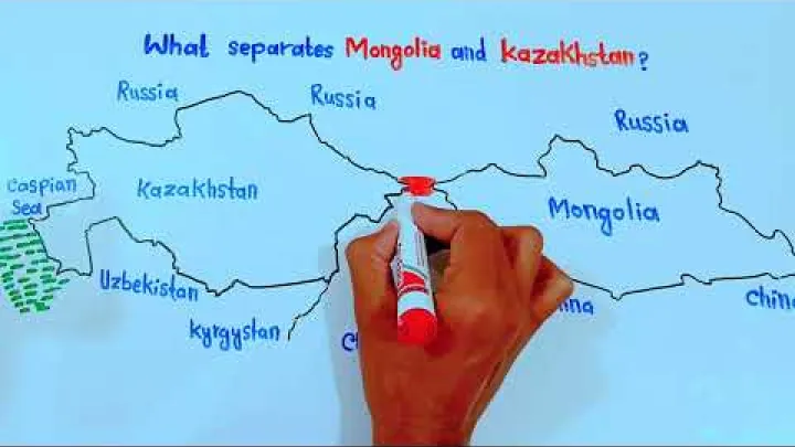 Preview image for the video "No direct border: Kazakhstan and Mongolia? || 5min Knowledge".