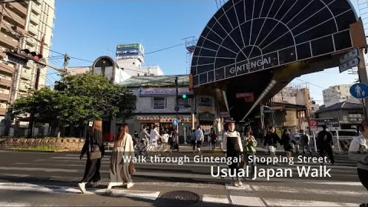 Preview image for the video "ماتسوয়ама، اهیمه: قدم‌زدن در خیابان خرید گینتنگای".