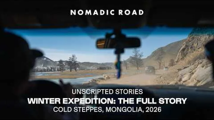 Preview image for the video "Spedizione invernale in Mongolia 2026 | Fiumi ghiacciati e orizzonti sconfinati | Nomadic Road".