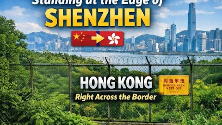 Preview image for the video "👉 Standing at the Edge of Shenzhen | Hong Kong Right Across the Border".