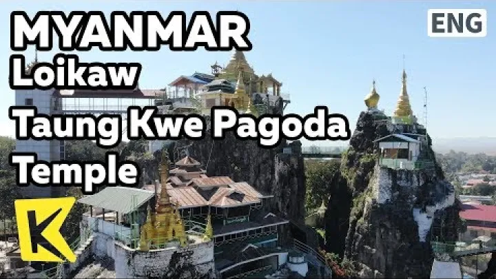 Preview image for the video "Myanmar Travel-Yangon[미얀마 여행-로이코]타웅크웨 사원/Taung Kwe Pagoda/Temple/Naung Yah Lake/Buddhism/Burma".