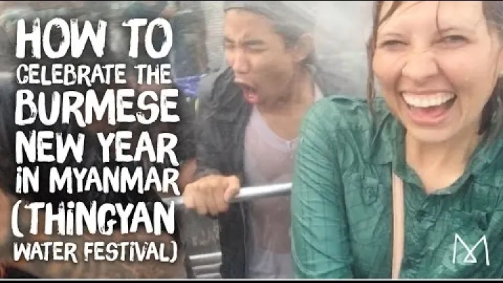 Preview image for the video "Thingyan, il festival dell'acqua del capodanno birmano - Yangon Myanmar".